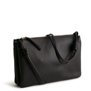 Foxbury Crossbody-Moonless Night in Leather