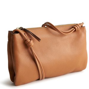 Foxbury Crossbody-Roasted Pecan in Leather
