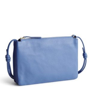 Foxbury Crossbody-Quiet Harbor in Leather