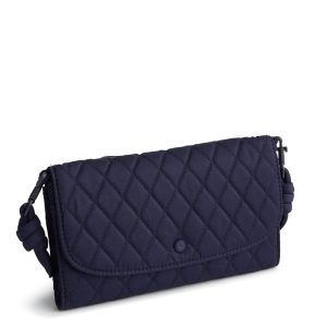 Wildwood Wallet Crossbody-Peacoat in Premium cotton