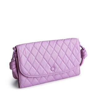 Wildwood Wallet Crossbody-Purple Rhapsody in Premium cotton
