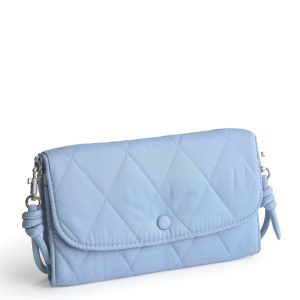 Wildwood Wallet Crossbody-Soft chambray in Performance twill