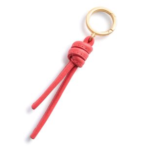 Every Day Bag Charm-Cayenne in Leather