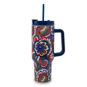 Stainless Steel XL Tumbler w/Handle-Bossanova bold in Stainless steel