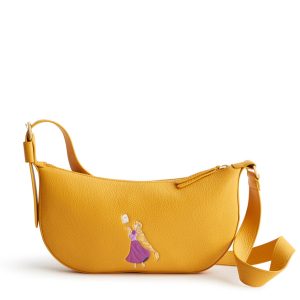 Disney Springbrook Sling Crossbody-Rapunzel on sunflower in Leather