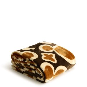 Disney Plush Throw Blanket-Mickey mouse icons in Fleece