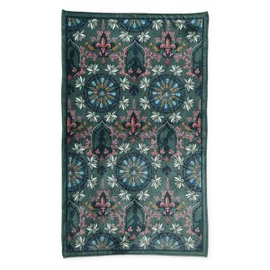 Disney Plush Throw Blanket-Tiana silhouette medallion in Fleece