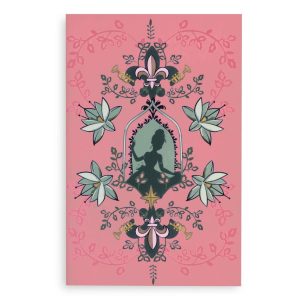 Disney Mini Notebook Set of 2-Tiana silhouette medallion