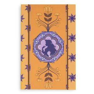 Disney Mini Notebook Set of 2-Rapunzel silhouette medallion