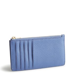 Linear Card Case-Quiet Harbor in Leather