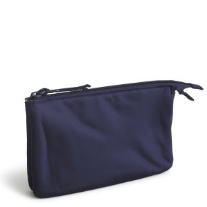 Accordion Pouch-Peacoat in Nylon