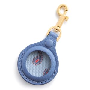 Bag Charm for AirTag-Quiet Harbor in Leather