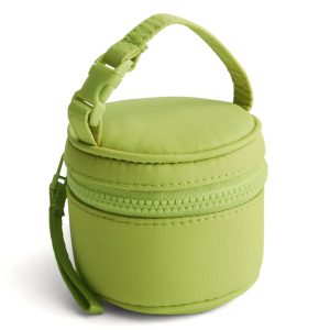 Welland Baby Pacifier Holder-Spinach green in Featherweight