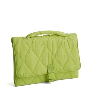 Welland Baby Changing Pad Clutch-Spinach green in Featherweight