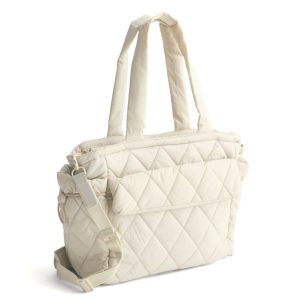 Welland Diaper Bag Tote-Pumice Stone in Featherweight