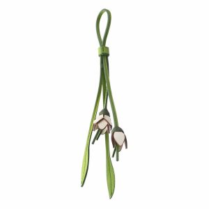 Tulips Bag Charm-Tulip in Faux leather