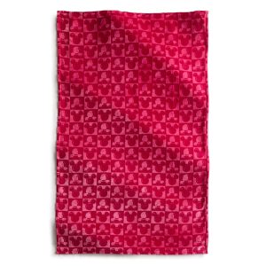Disney Mickey Mouse Head Throw Blanket-Beetroot pink in Fleece