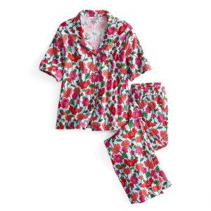 Disney Button-Down Pajama Set-Mickey meadow in Cotton