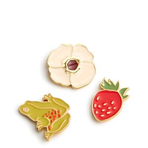 Enamel Pins Set-Frog trio