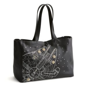 Star Wars Hathaway Tote Bag-Power the force vehicles in Leather