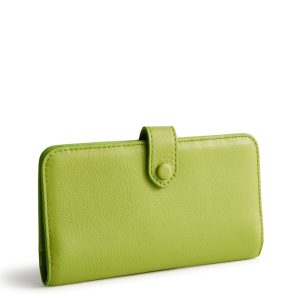 Tab Wallet-Spinach Green in Leather