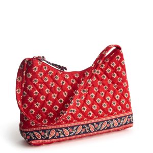 Post Shoulder Bag-Americana red in Premium cotton