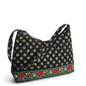 Post Shoulder Bag-Vibrant black in Premium cotton
