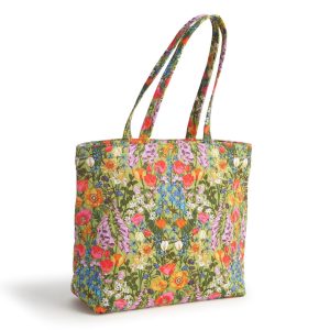 Original Zip Tote Bag-Meadow bouquet in Premium cotton