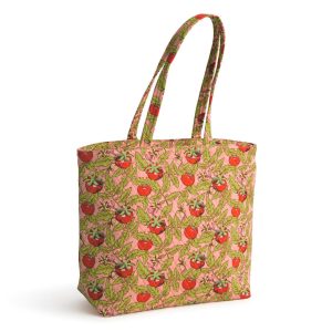 Original Zip Tote Bag-Tomato vines in Premium cotton