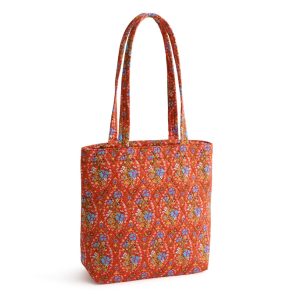 Small Original Zip Tote Bag-Garden paisley in Premium cotton