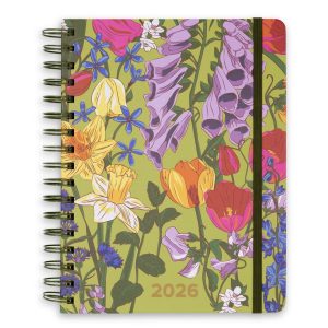 17 Month Large Planner-Meadow bouquet